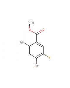 Astatech METHYL 4-BROMO-5-FLUORO-2-METHYLBENZOATE, 95.00% Purity, 0.25G
